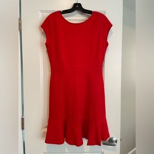Red loft dress sz 8